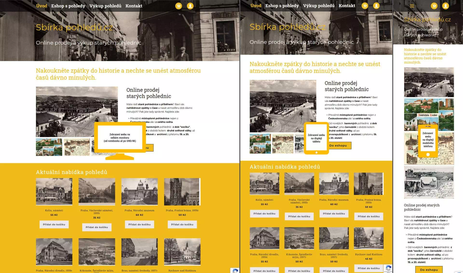 Reference Web - Eshop s pohledy